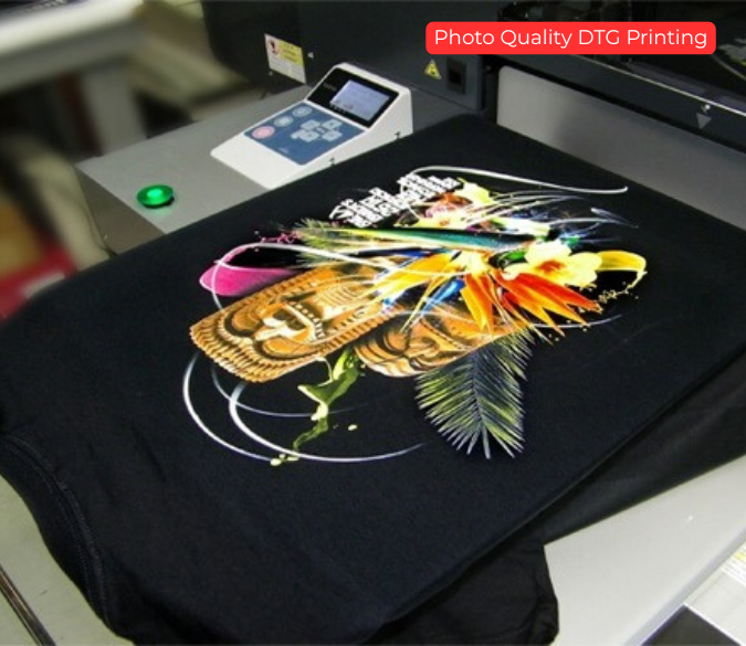 dtg digital printing in t-shirts 