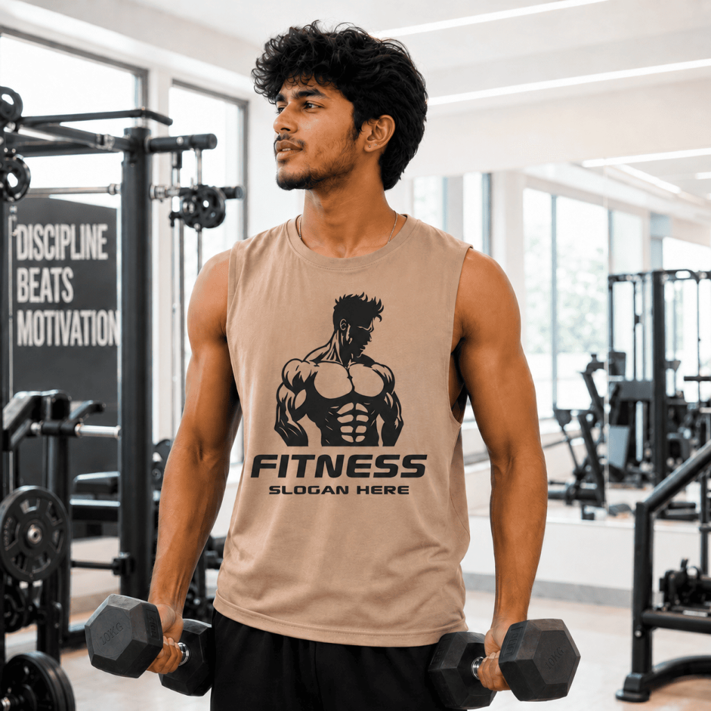 Custom Gym T-Shirts in Chennai for Fitness Centers, Sports Teams and Activewear Brands