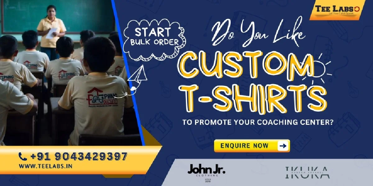 Are You Using Custom T-Shirts to Promote Your Coaching Center?
