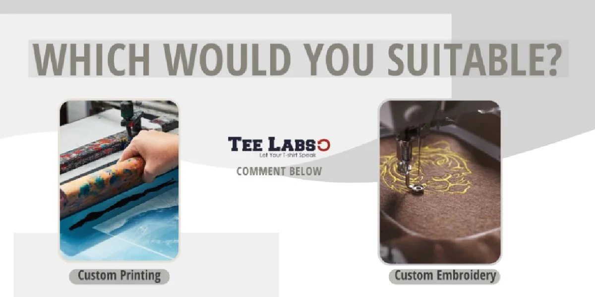 Custom Printing or Embroidery? Find Out What’s Best for You!