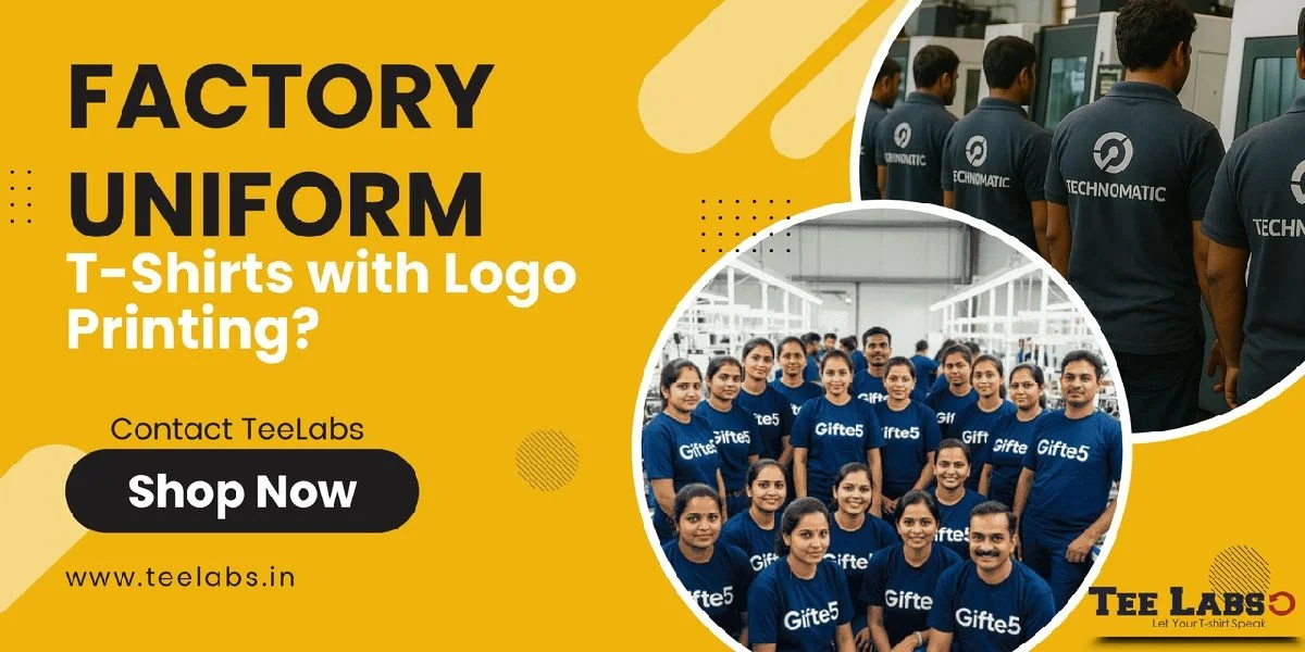 Need Bulk Factory Uniform T-Shirts with Logo Printing? Contact TeeLabs